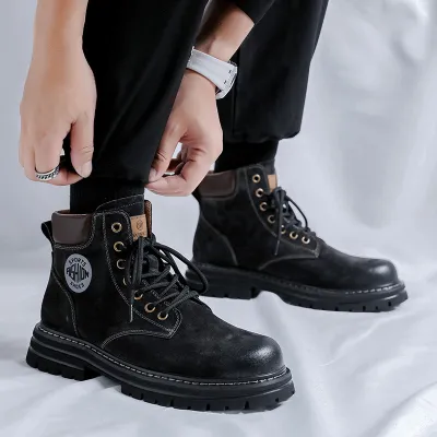GENUINE LEATHER MARTIN BOOT GB-6516
